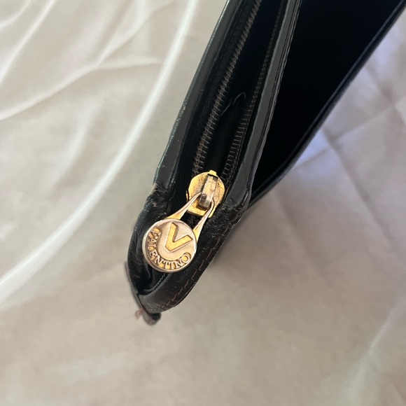 AUTHENTIC MARIO VALENTINO LEATHER CLUTCH BAG - Picture 6 of 13